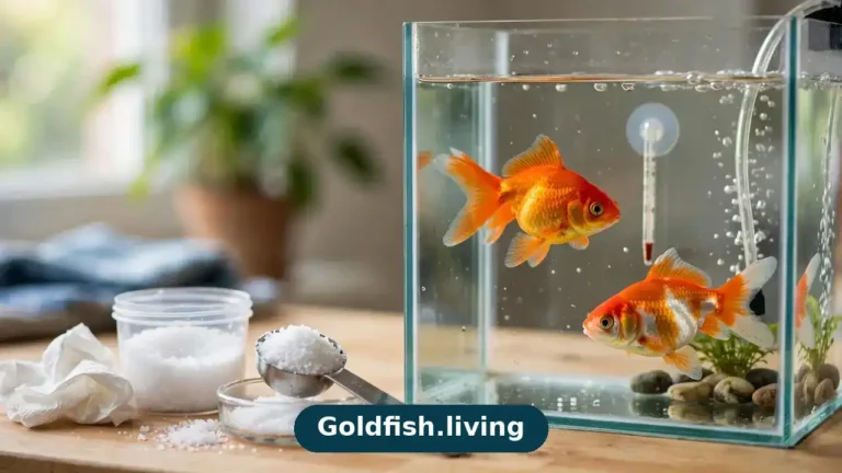 How to dose aquarium salt safely for goldfish